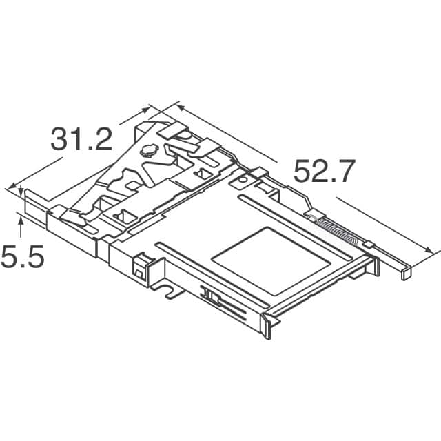 CB1C-10S-1.5H-EJR(52) Hirose Electric Co Ltd  PC Card Sockets